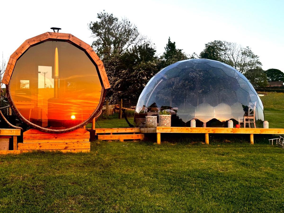 Deerstone Glamping-Boulsworth Hill Dome Hot Tub Hotel Earby Exterior foto