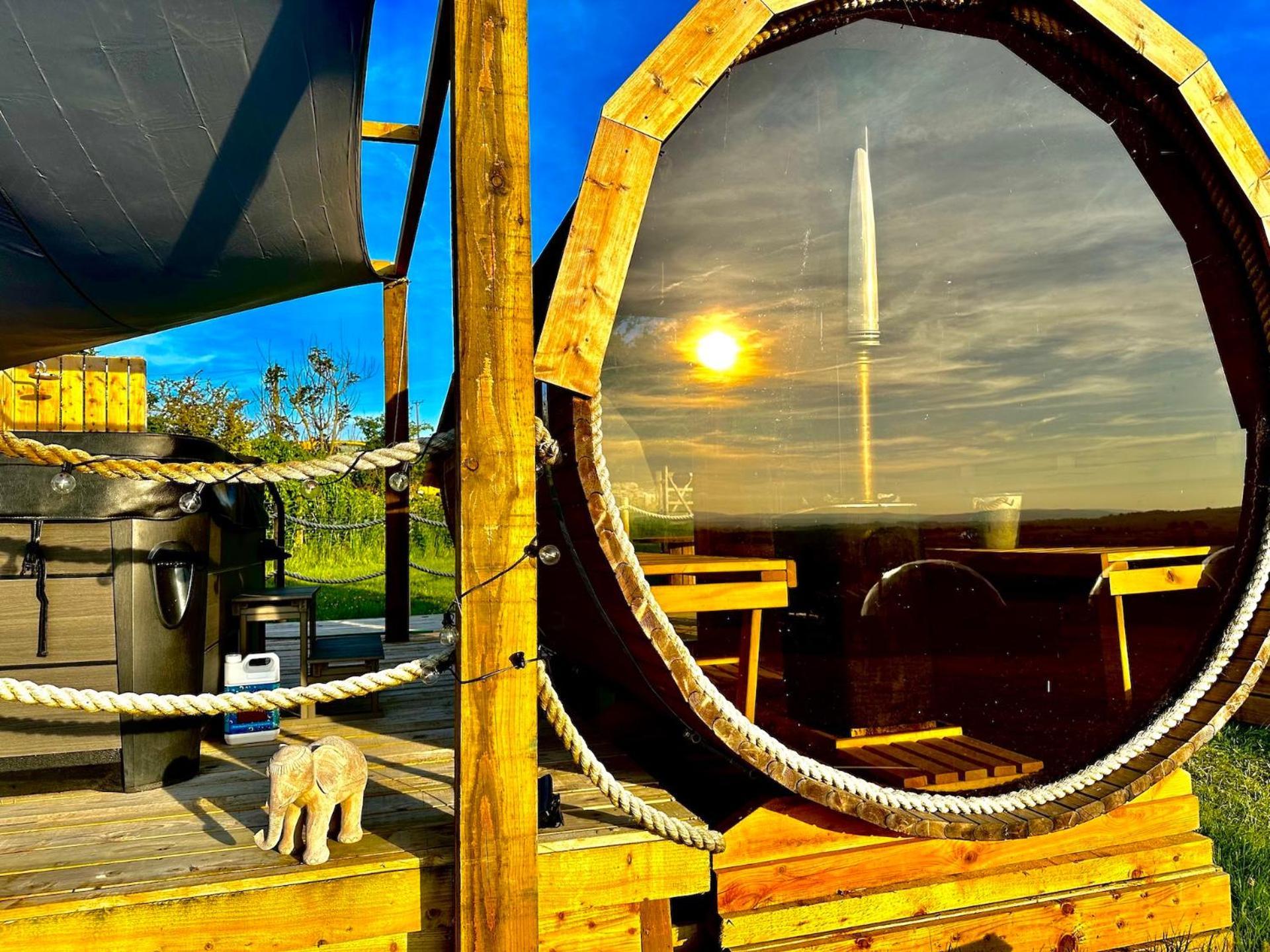 Deerstone Glamping-Boulsworth Hill Dome Hot Tub Hotel Earby Exterior foto